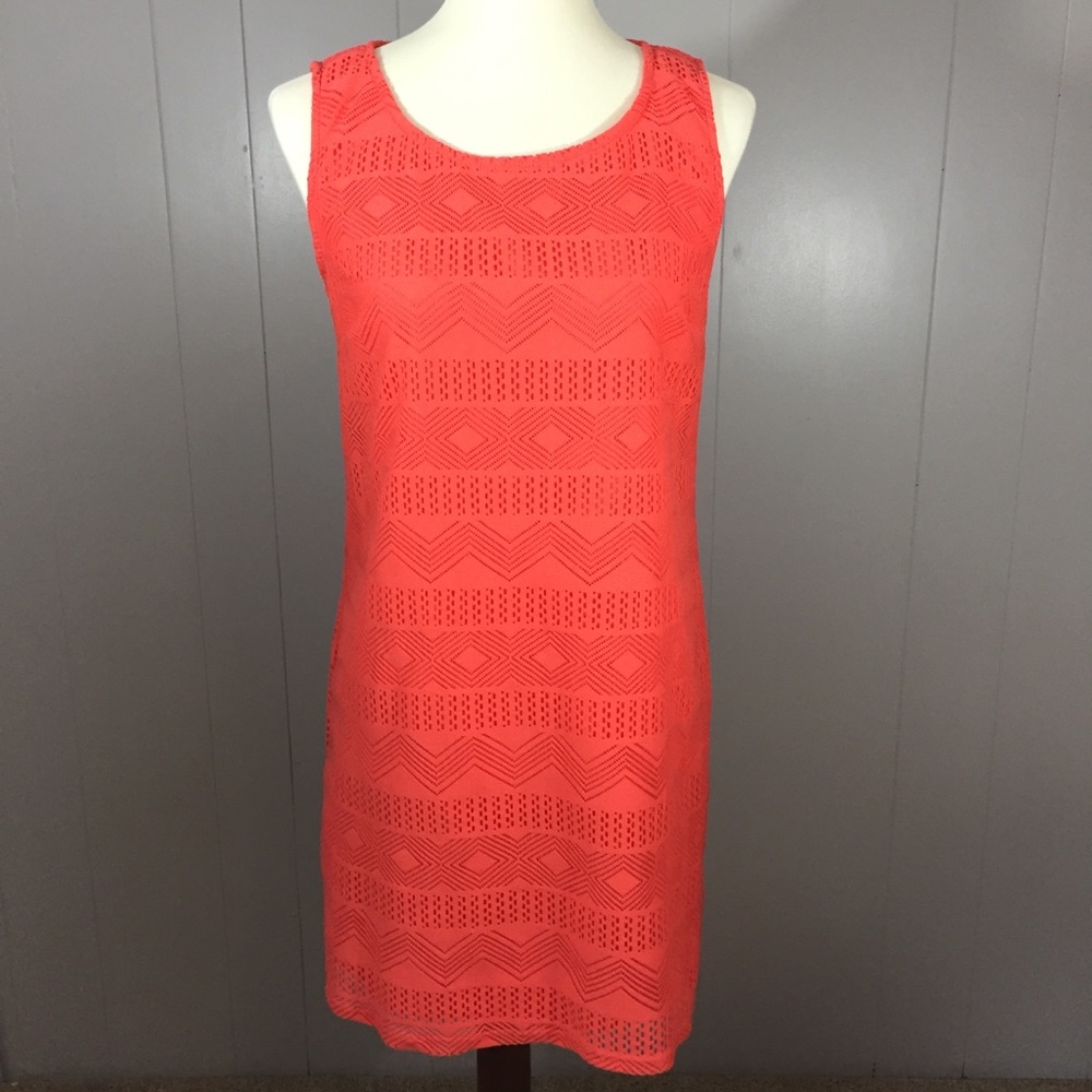 Xhilaration lasercut sleeveless dress swim coverup